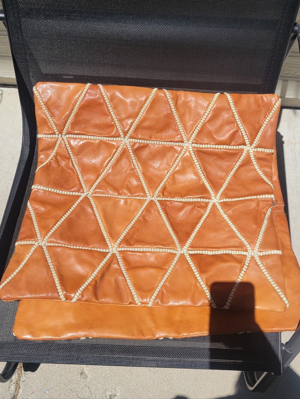 Leather Throw Pillows